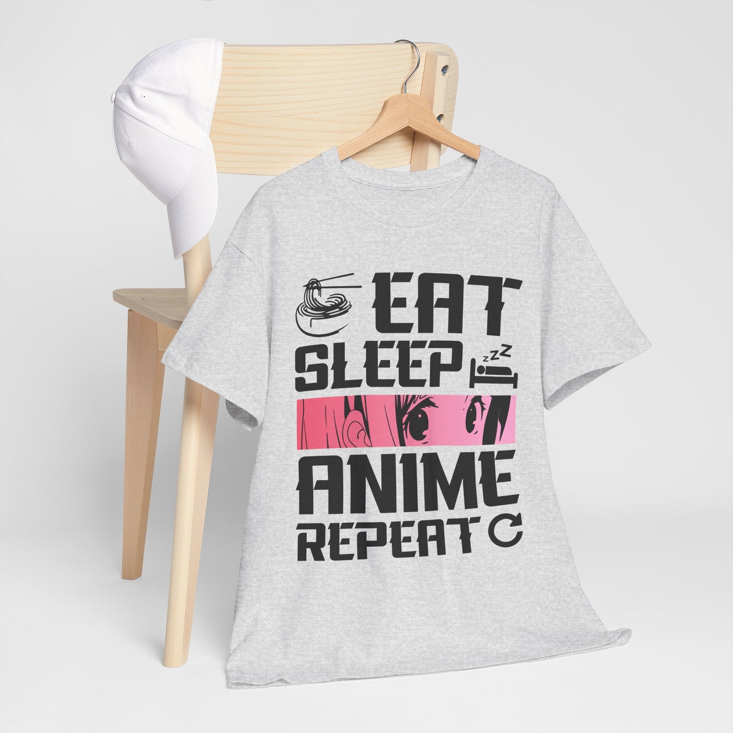 Eat Sleep Anime Repeat - idealny dzień - ramen i anime vibe