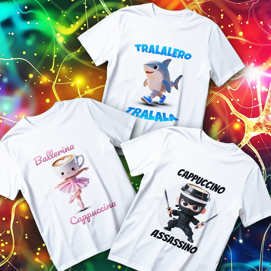 Italiano Brain Rot kolekcja – koszulki i grafiki memiczne, absurdalne, z włoskim vibe i surreal humorem