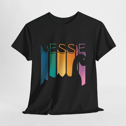 Nessie – kolorowy napis i legenda Loch Ness