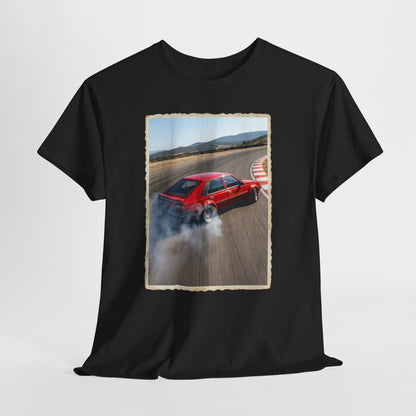 Polonez Drift - czerwony klasyk w dymie