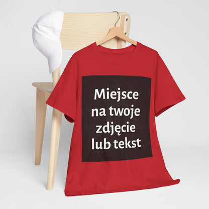Personalizowana koszulka - przód i/lub tył - z naszą pomocą