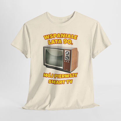 Mój pierwszy „smart TV” - wspaniałe lata 90. - koszulka retro