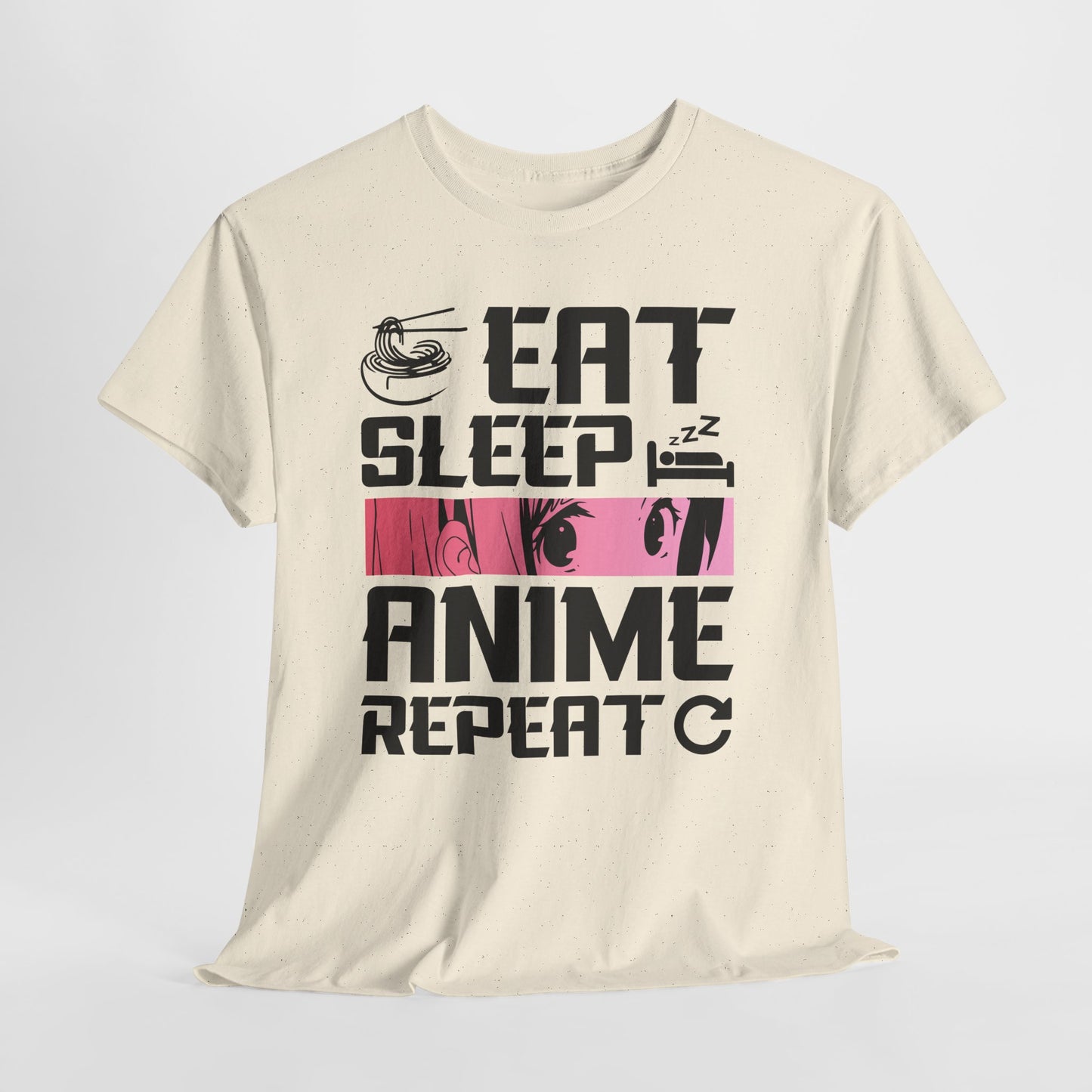 Eat Sleep Anime Repeat - idealny dzień - ramen i anime vibe