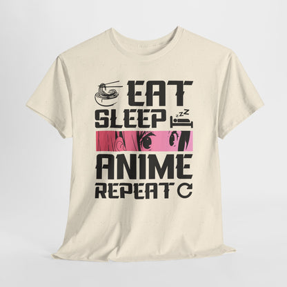 Eat Sleep Anime Repeat - idealny dzień - ramen i anime vibe