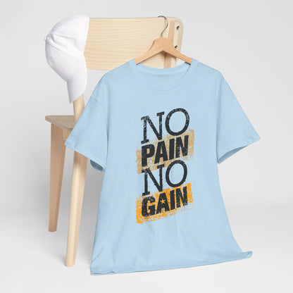 Koszulka No Pain No Gain - motyw treningowy