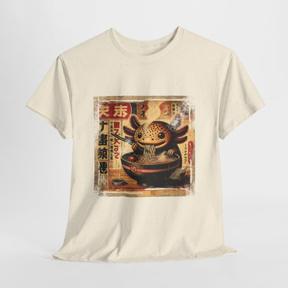 Japoński aksolotl i ramen - anime retro vintage