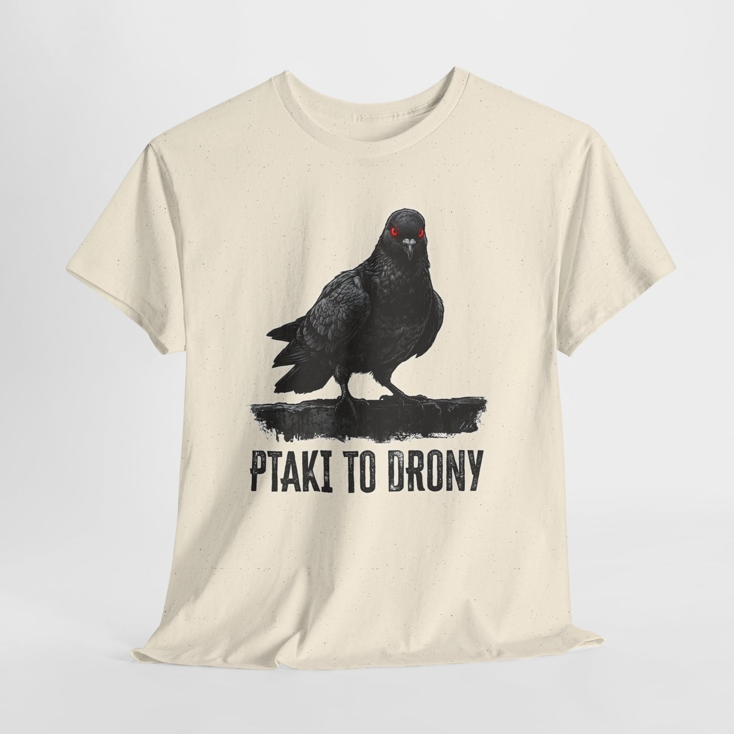Ptaki To Drony - spiskowy gołąb z czerwonym okiem