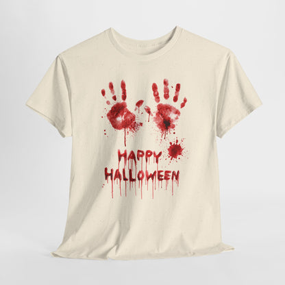 Happy Halloween - krwawe dłonie i horrorowy klimat