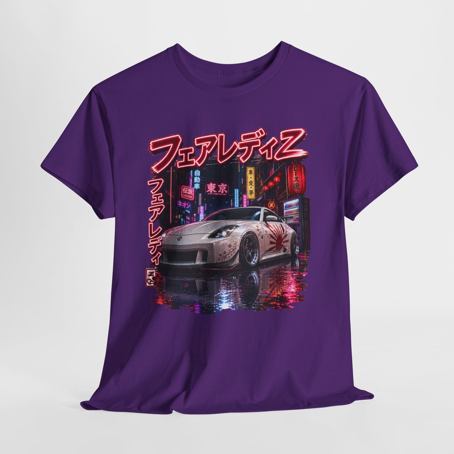 Nissan 350Z po zmroku