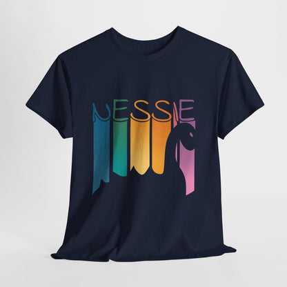 Nessie – kolorowy napis i legenda Loch Ness
