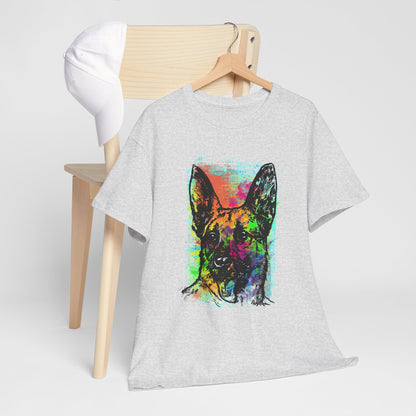 Neon Dog Pop Art - kolorowy owczarek niemiecki