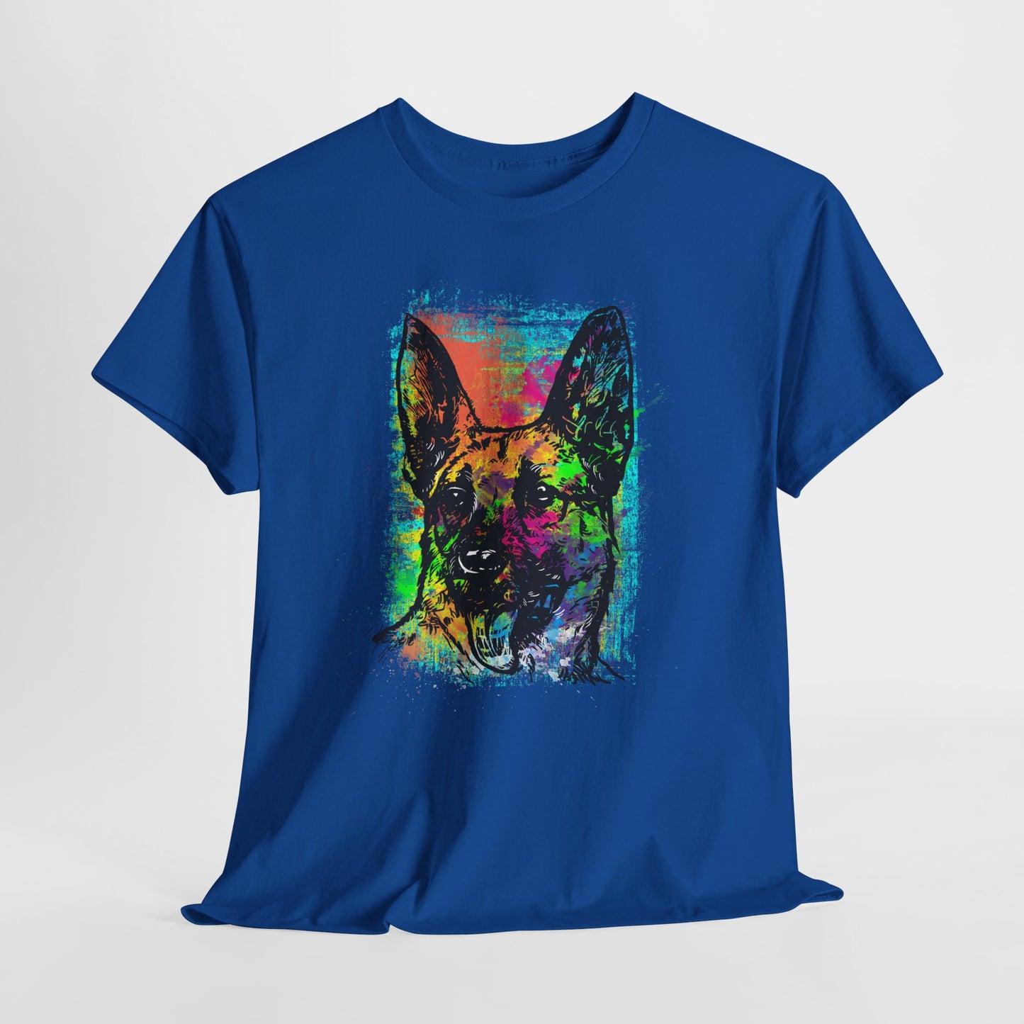 Neon Dog Pop Art - kolorowy owczarek niemiecki