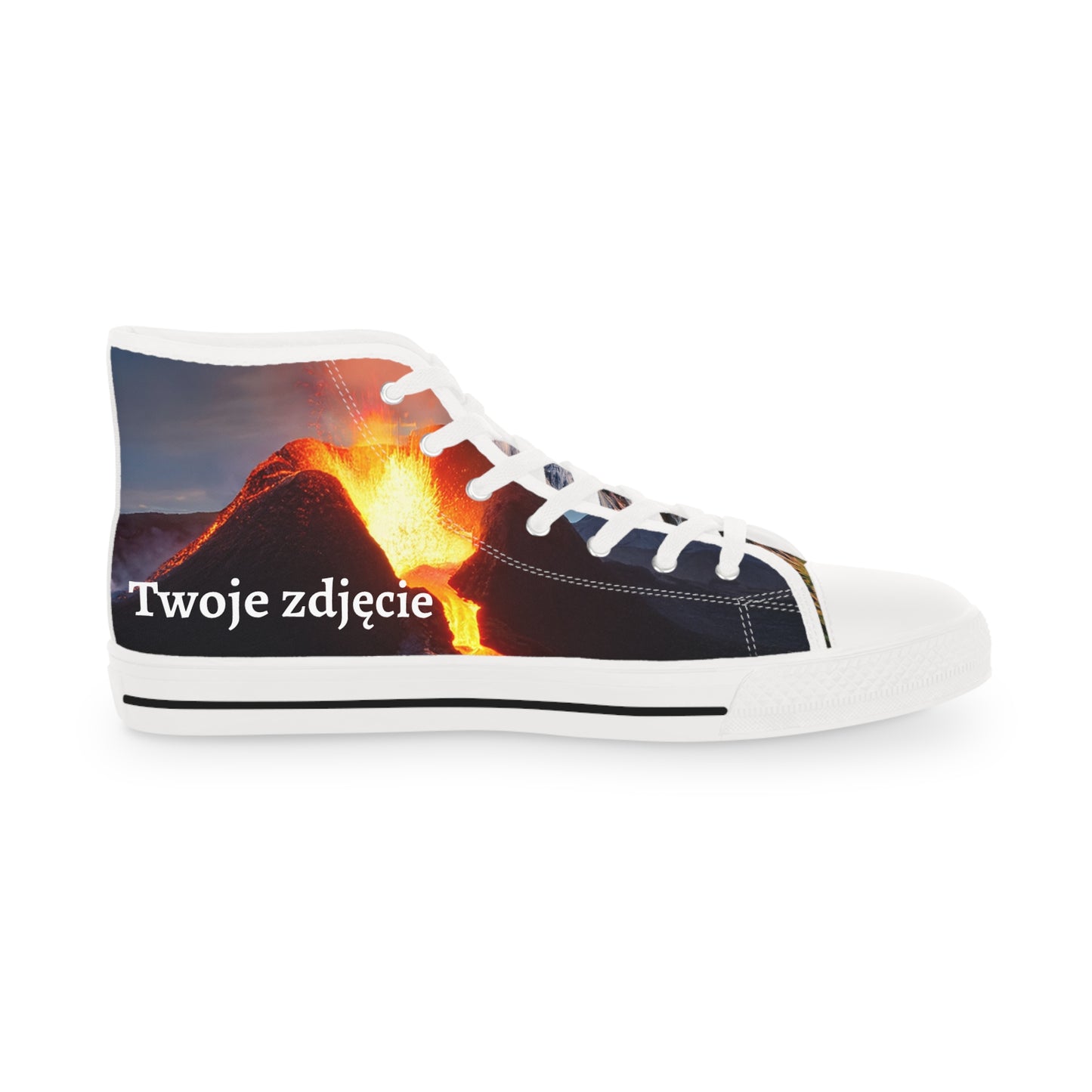 Męskie high-top sneakers - personalizowane