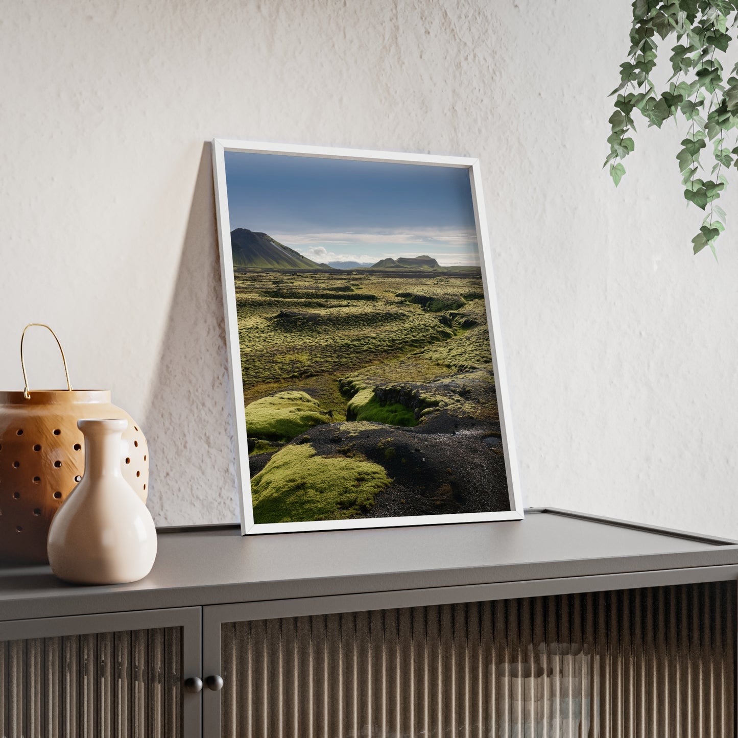 Islandia - mchy na polach lawy