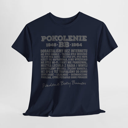 Pokolenie 1946-1964 - koszulka Baby Boomers z charakterem