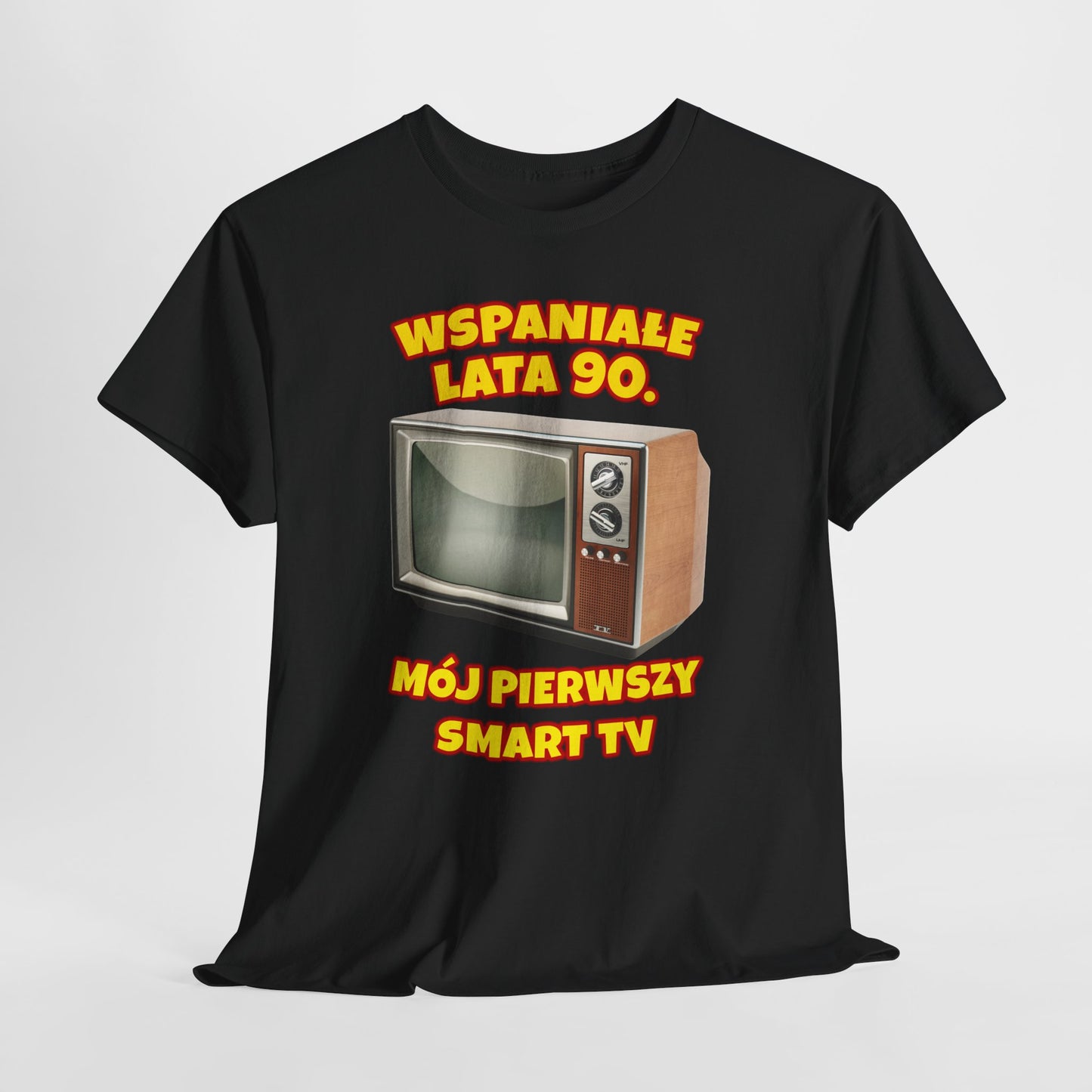 Mój pierwszy „smart TV” - wspaniałe lata 90. - koszulka retro