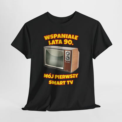 Mój pierwszy „smart TV” - wspaniałe lata 90. - koszulka retro