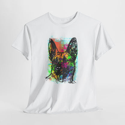 Neon Dog Pop Art - kolorowy owczarek niemiecki