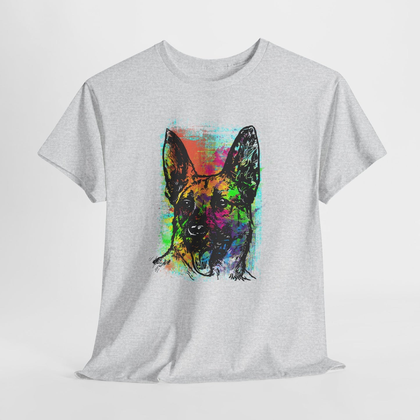 Neon Dog Pop Art - kolorowy owczarek niemiecki