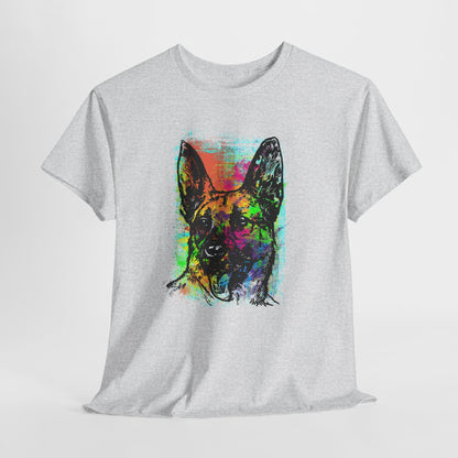 Neon Dog Pop Art - kolorowy owczarek niemiecki
