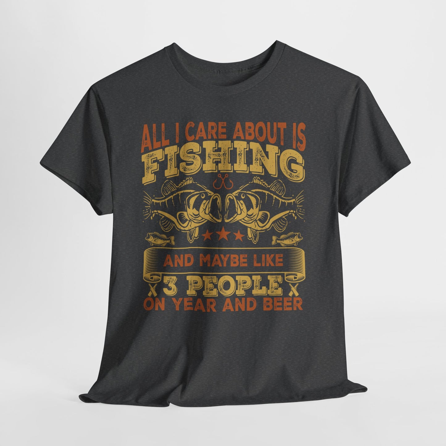 Koszulka wędkarska All I Care About Is Fishing