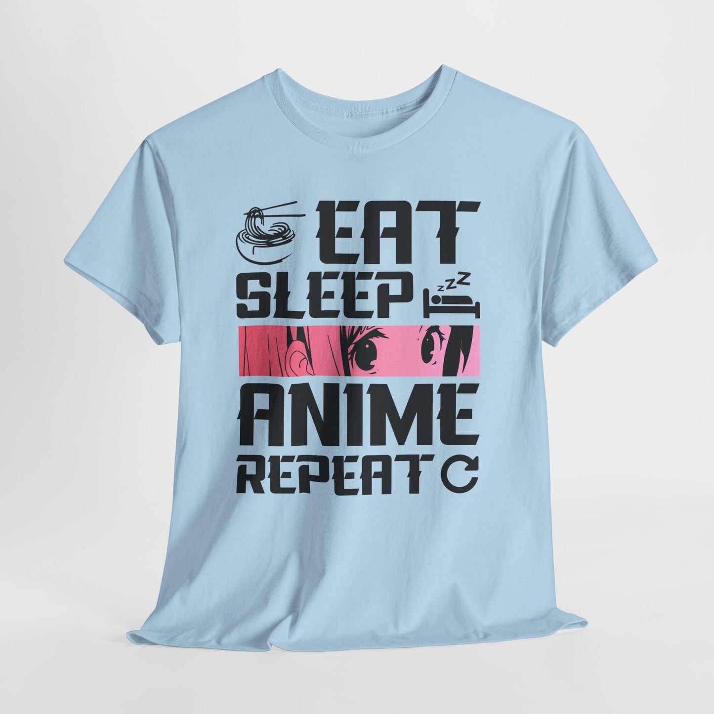 Eat Sleep Anime Repeat - idealny dzień - ramen i anime vibe