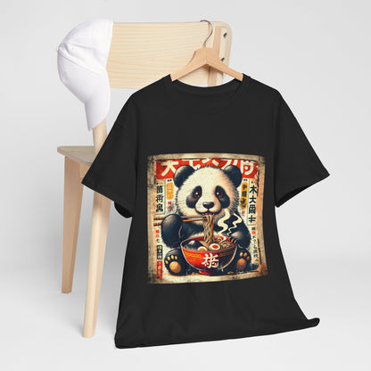 Panda i ramen - Anime retro vintage