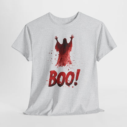 Boo! - czerwony duch na halloweenowy klimat
