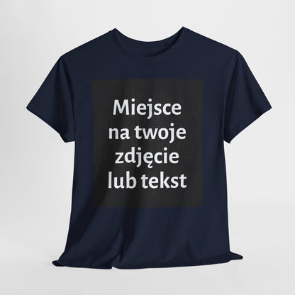 Personalizowana koszulka - przód i/lub tył - z naszą pomocą