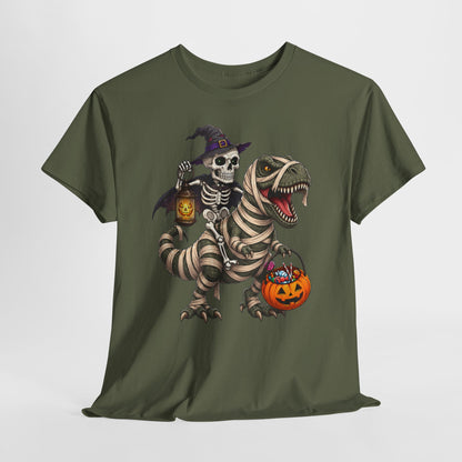 Dino-Mumia na Halloween - kościotrup rusza po cukierki