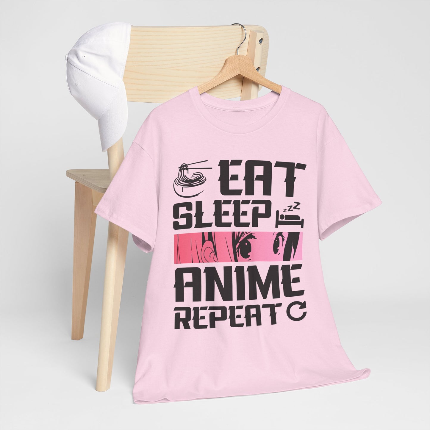 Eat Sleep Anime Repeat - idealny dzień - ramen i anime vibe