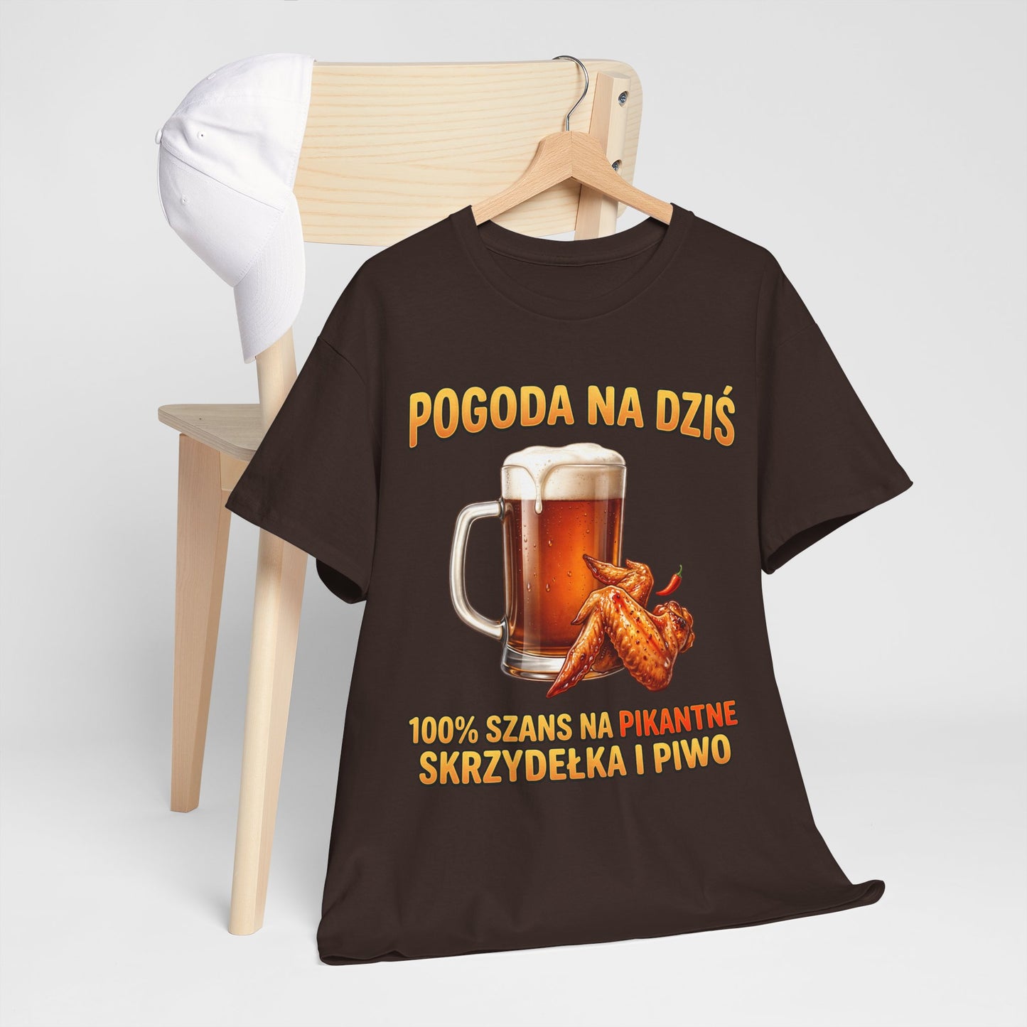 Pogoda na dziś - skrzydełka i piwko