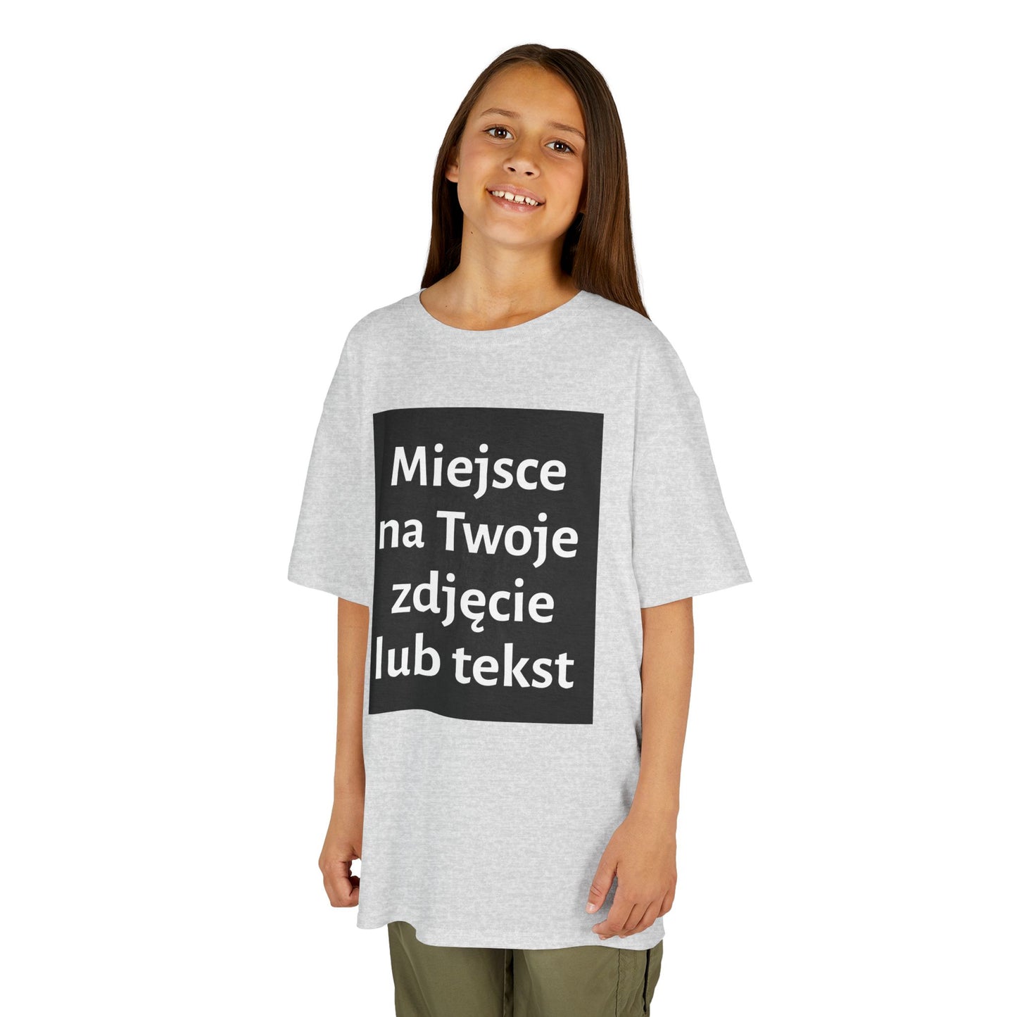 Personalizowana koszulka dziecięca - nadruk przód i/lub tył - z naszą pomocą