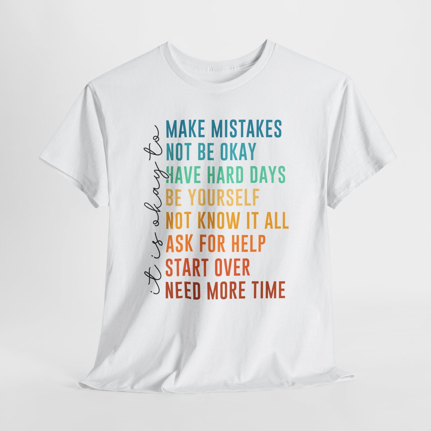 It's Okay To... koszulka ze wsparciem