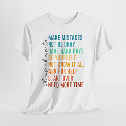 It's Okay To... koszulka ze wsparciem