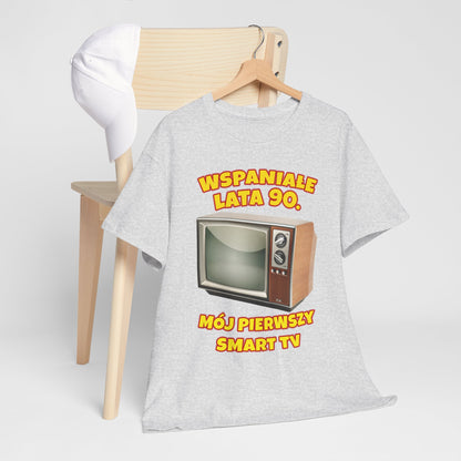 Mój pierwszy „smart TV” - wspaniałe lata 90. - koszulka retro