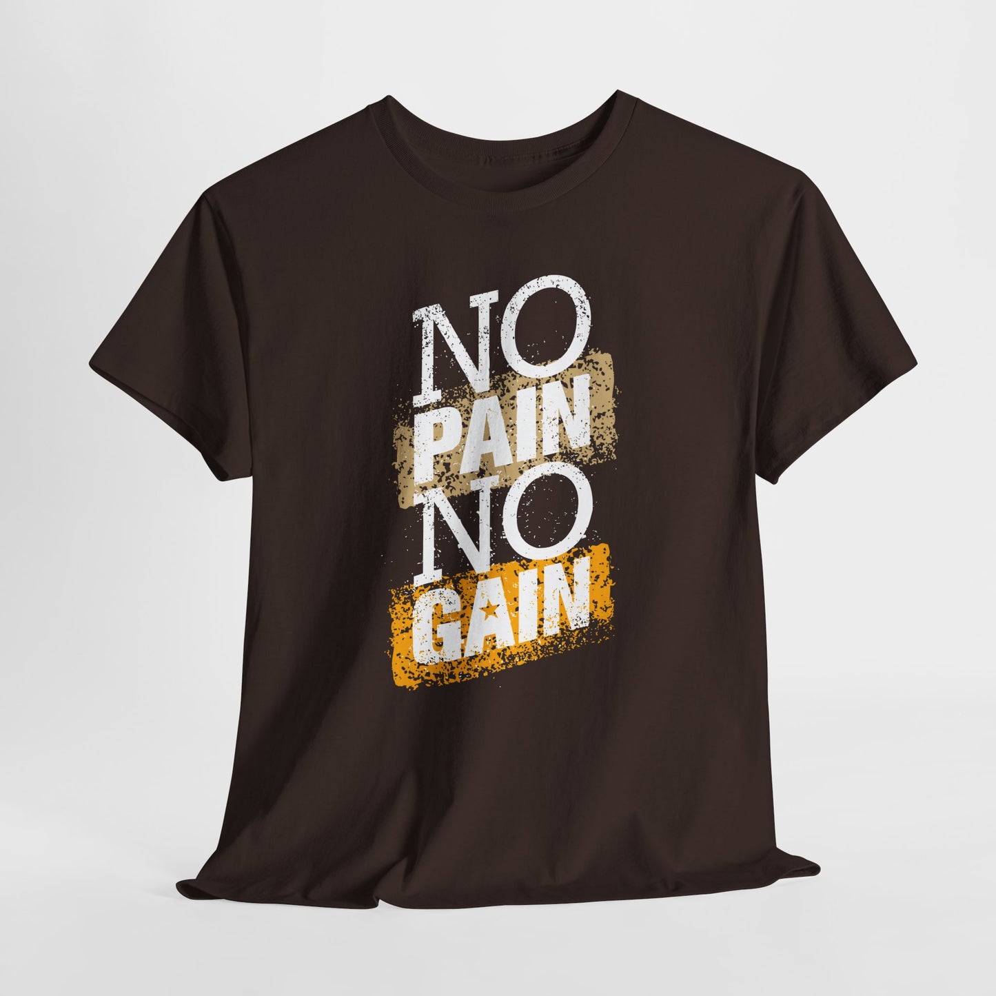 Koszulka No Pain No Gain - motyw treningowy