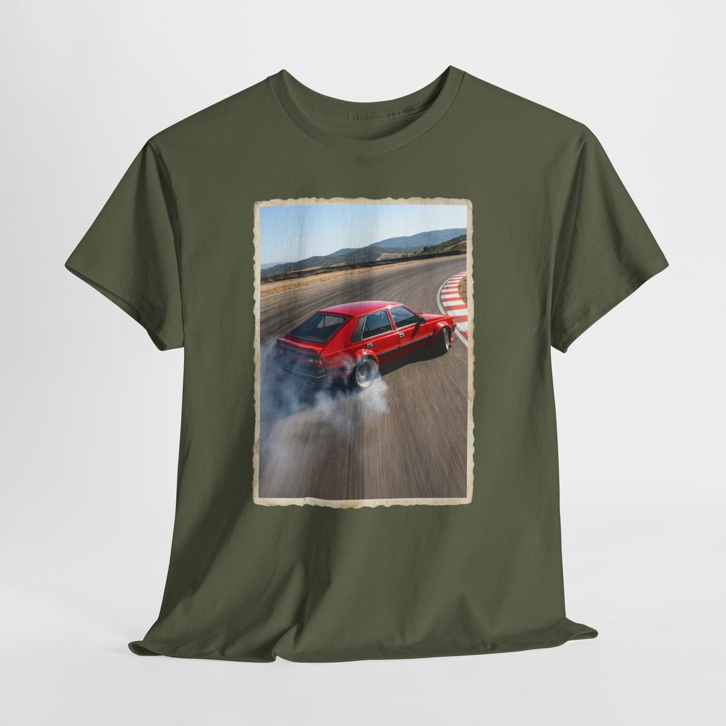 Polonez Drift - czerwony klasyk w dymie