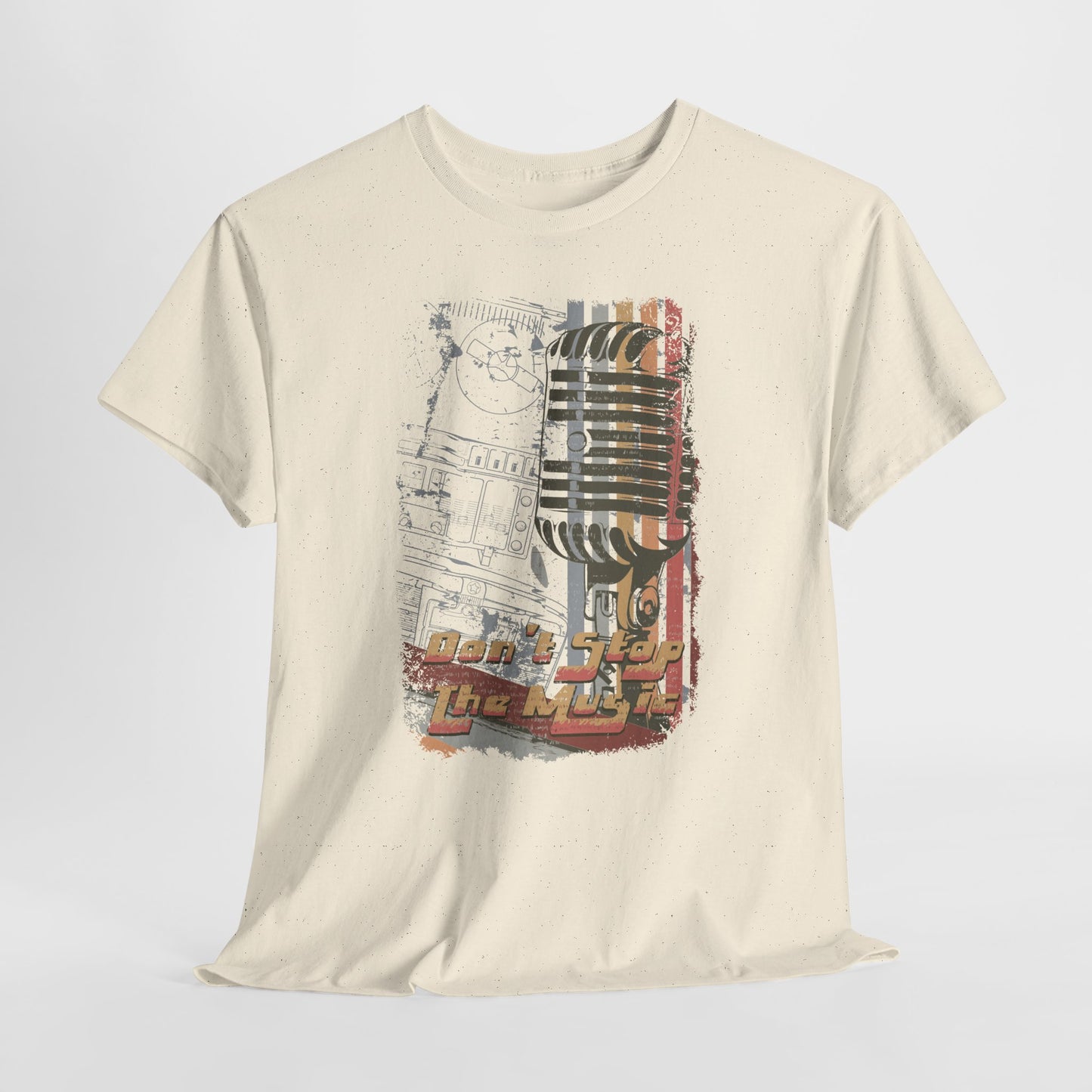 Koszulka retro vintage "Don't stop the music"