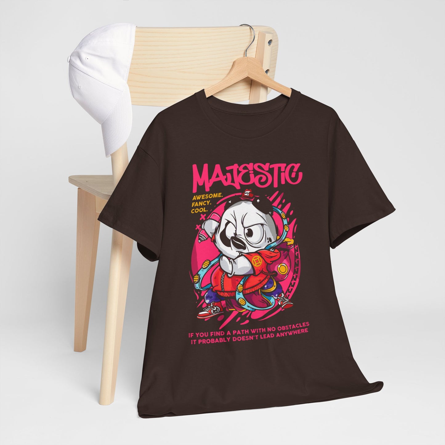 MAJESTIC - panda graffiti w stylu lat 90.