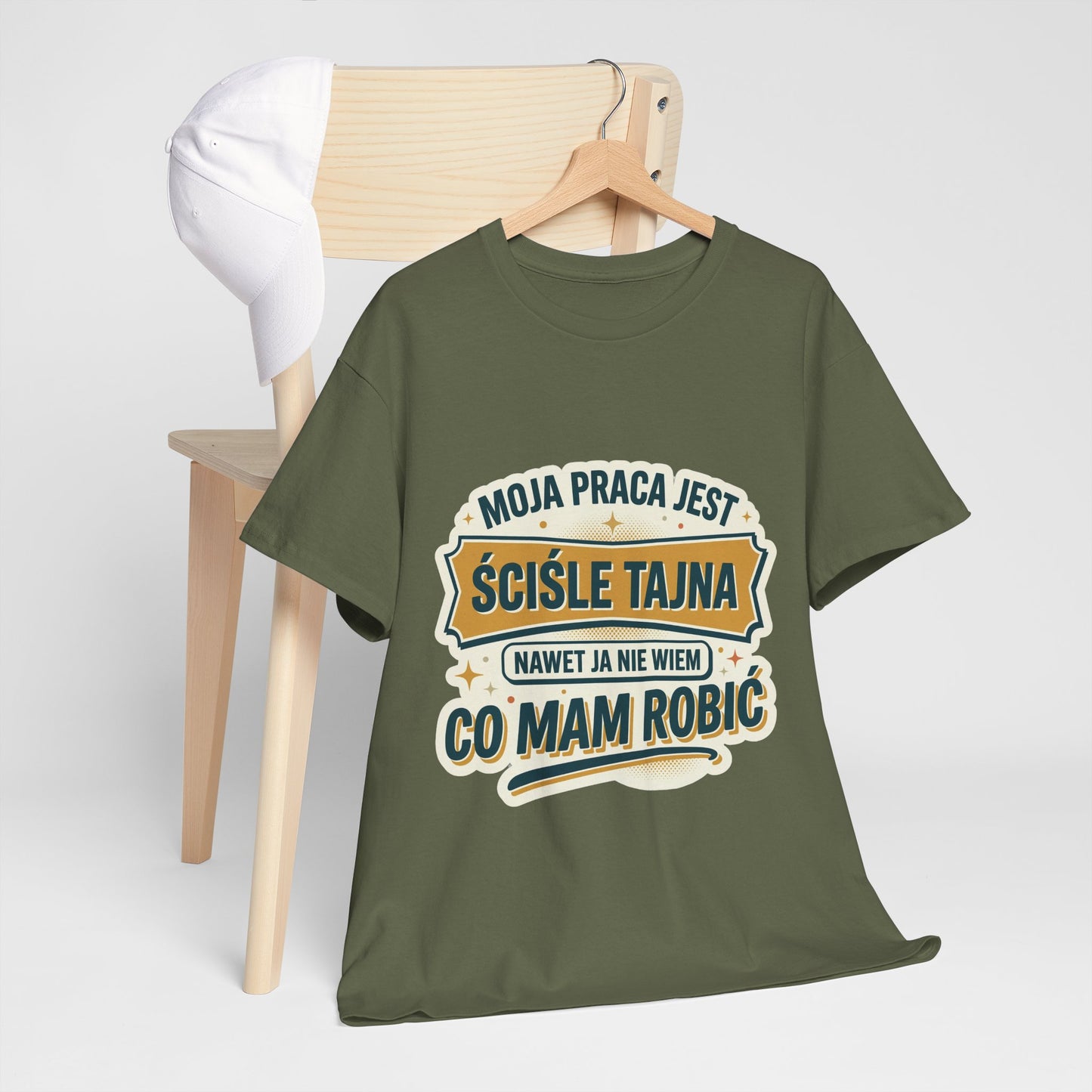 Moja praca jest ściśle tajna, nawet ja nie wiem co mam robić