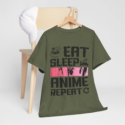 Eat Sleep Anime Repeat - idealny dzień - ramen i anime vibe