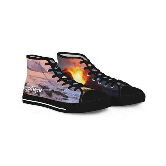 Męskie high-top sneakers - personalizowane
