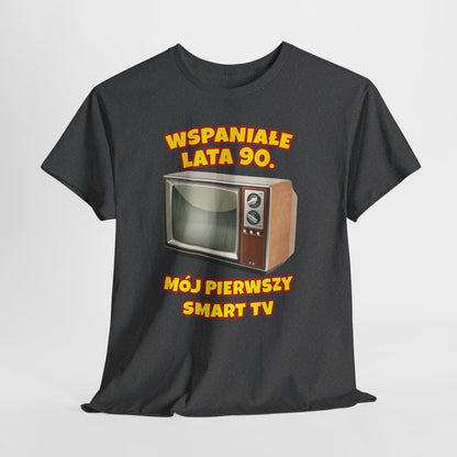 Mój pierwszy „smart TV” - wspaniałe lata 90. - koszulka retro