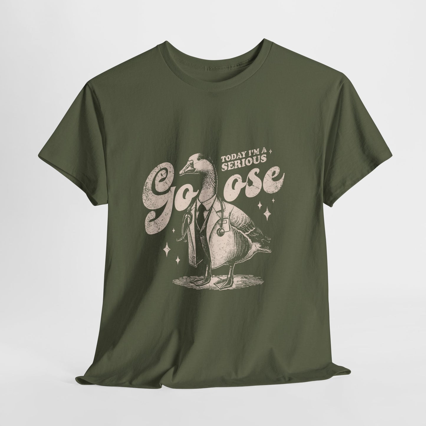 Today I'm a Serious Goose - gęś doktor