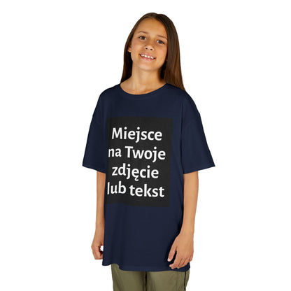 Personalizowana koszulka dziecięca - nadruk przód i/lub tył - z naszą pomocą