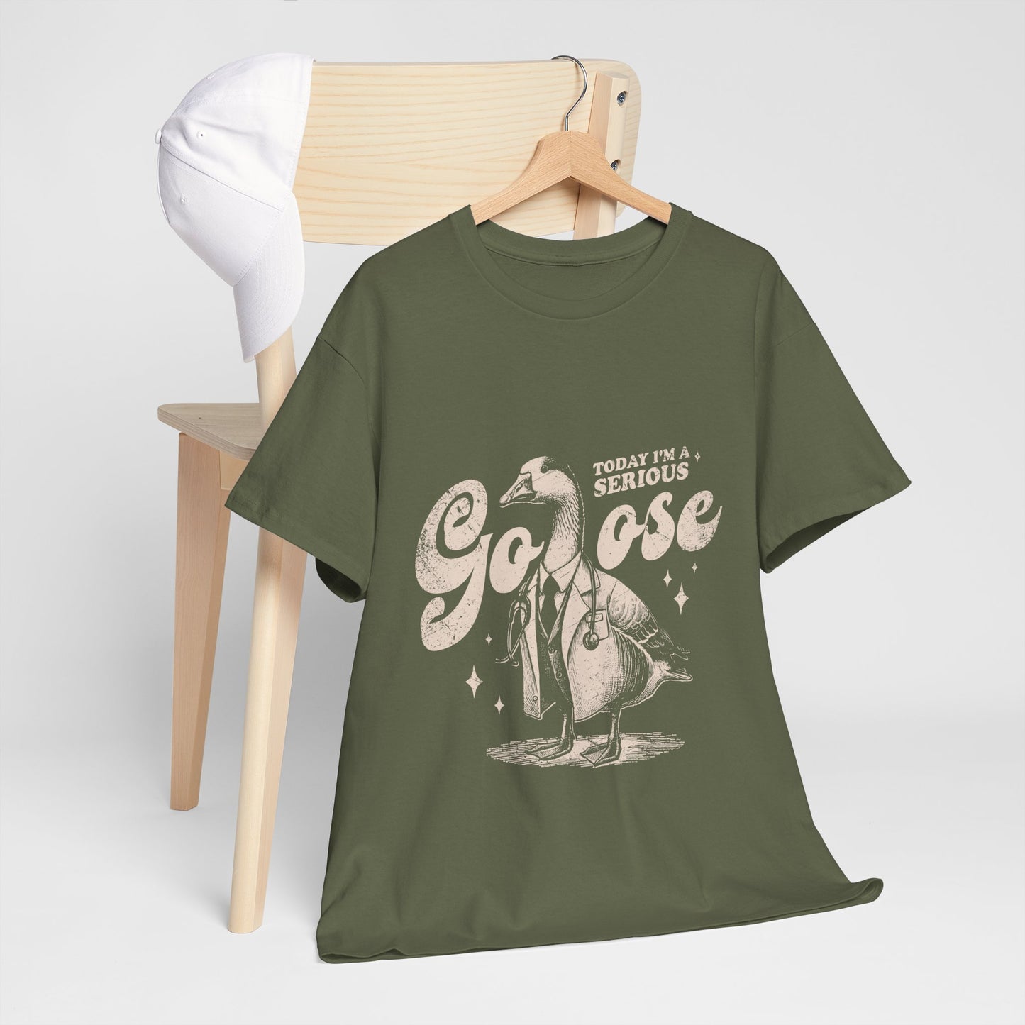 Today I'm a Serious Goose - gęś doktor