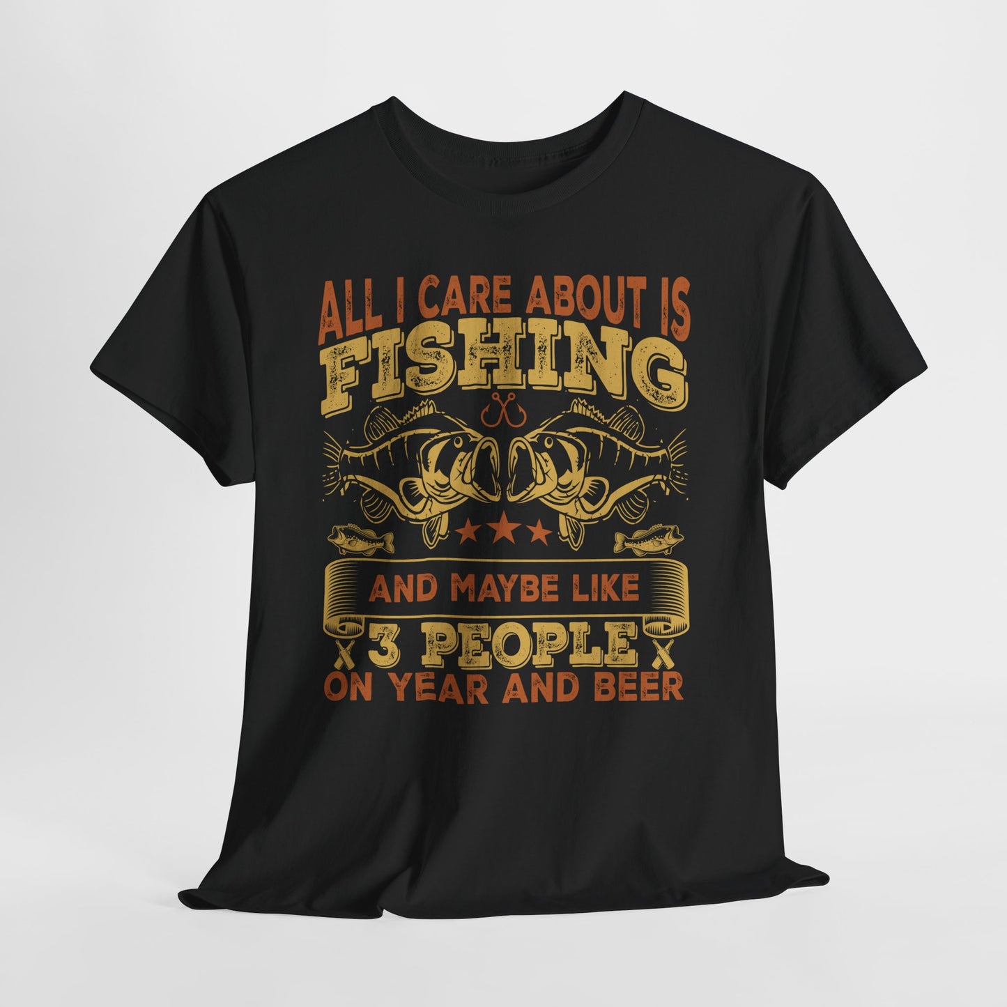 Koszulka wędkarska All I Care About Is Fishing