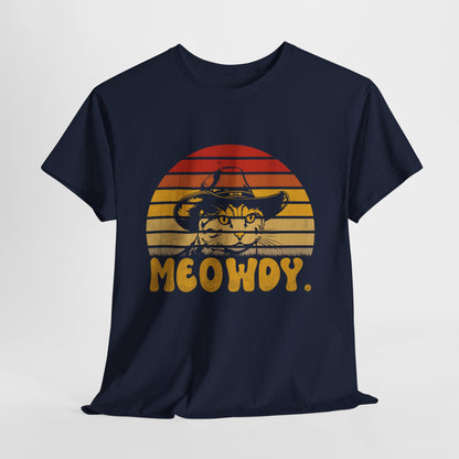 Meowdy - koci kowboj w stylu retro