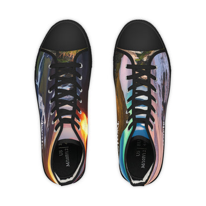 Męskie high-top sneakers - personalizowane